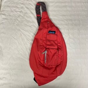 Kavu Rope Sling Bag Coral Pink Orange